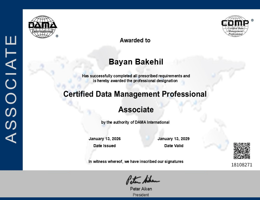 CDMP Certified Data Management Professional